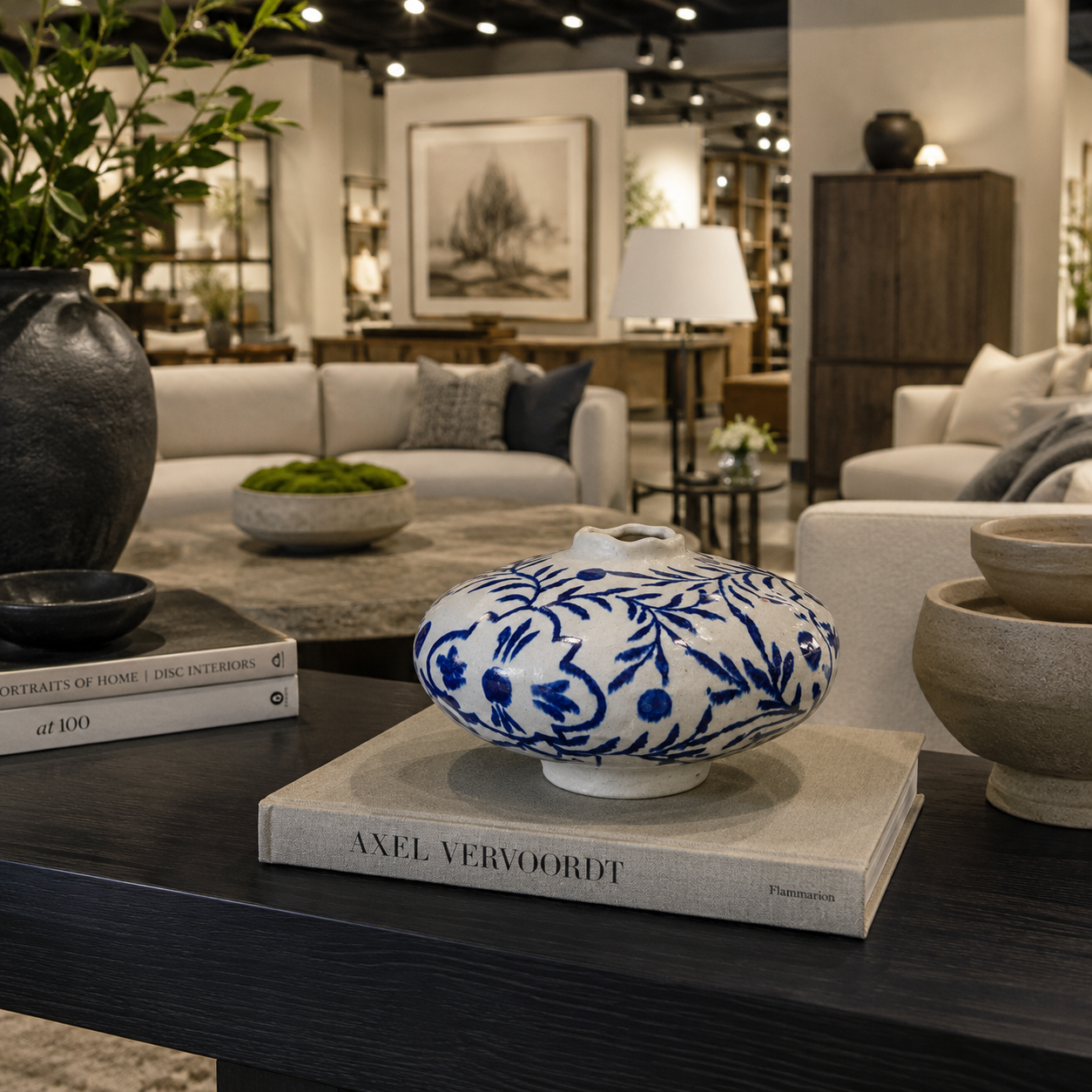 Wella Chinoiserie Orb Ceramic Vase