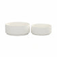 Ceramic Round Bowl Matte Finish White-6.50"H