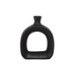 Maryna Sculptural Open Ceramic Donut Vase