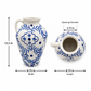 Ami Chinoiserie Single-Handled Ceramic Vase