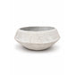 Concrete bowl on a white background