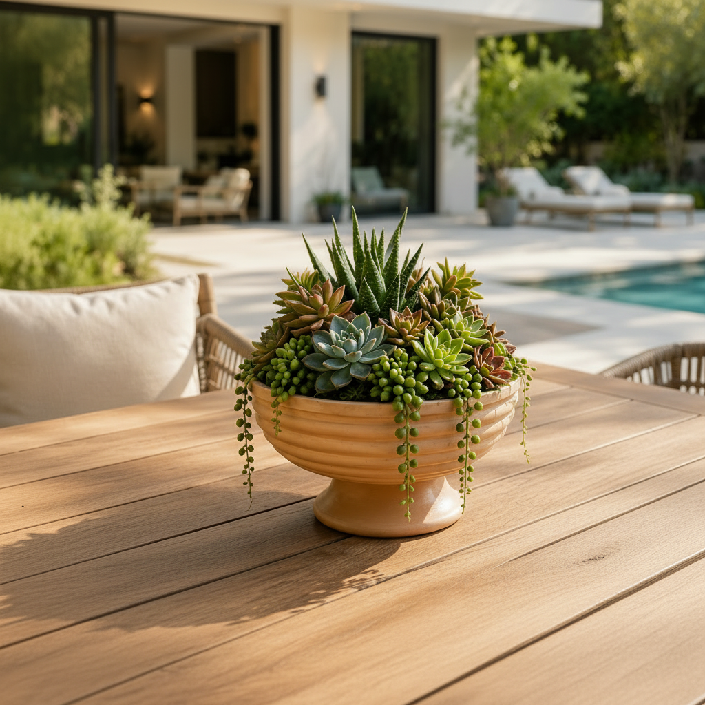 Nivea Pedestal Bowl Planter