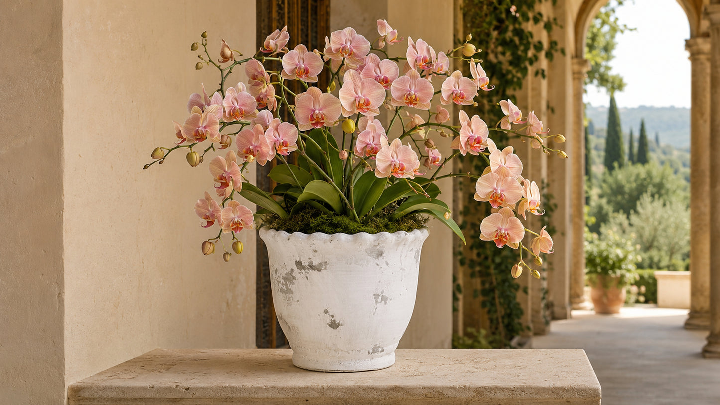 Eterna Handcrafted Round Planter