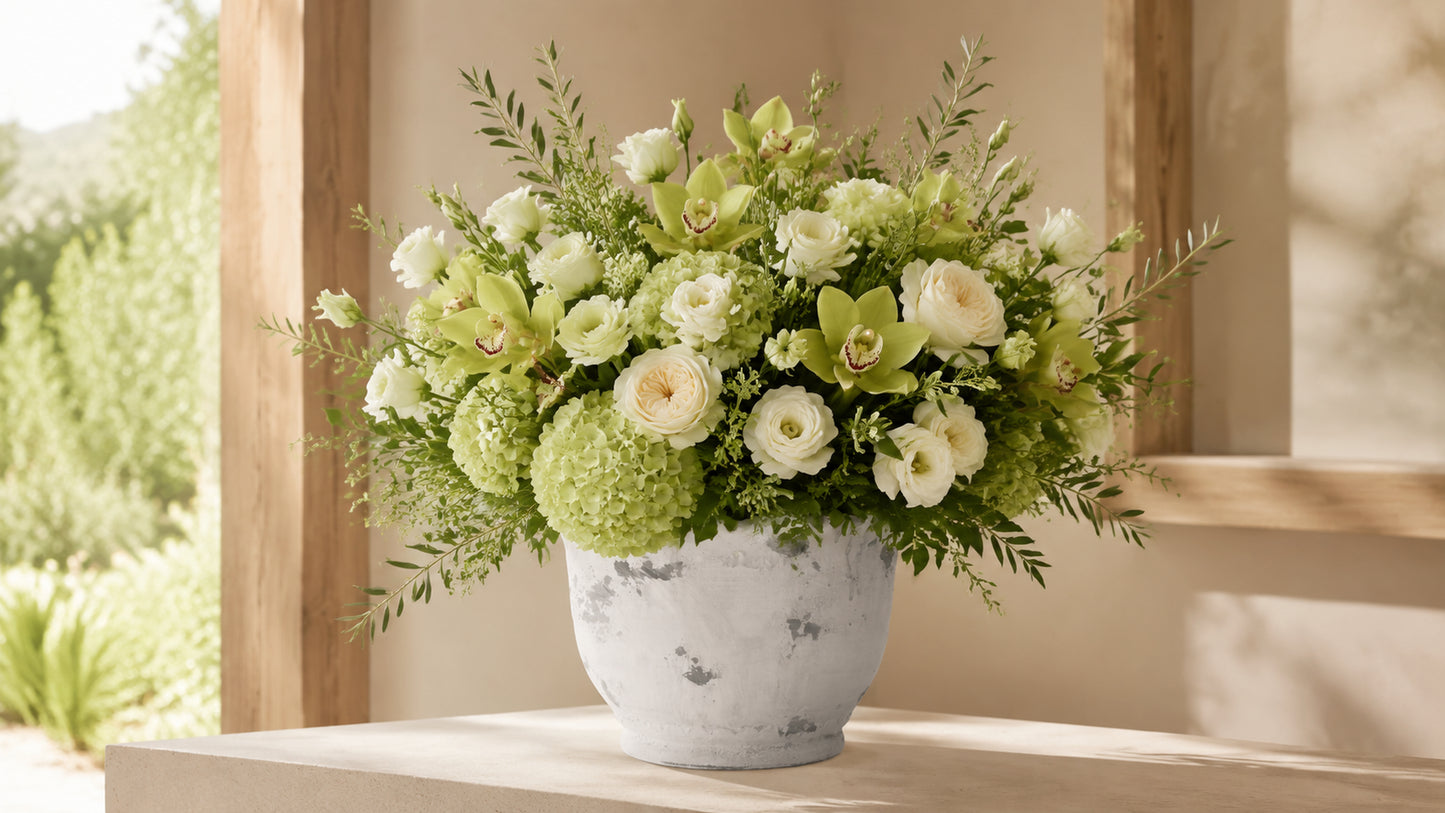 Eterna Handcrafted Round Planter