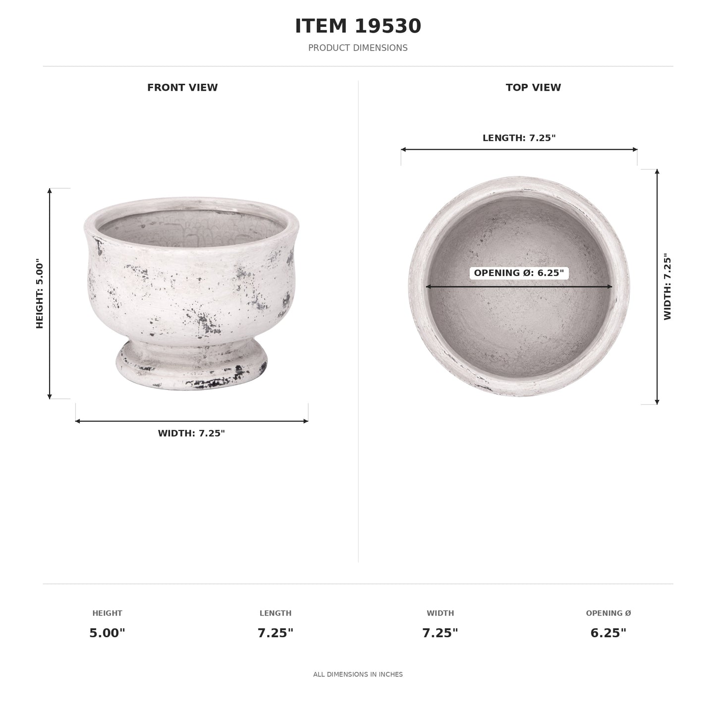 Dagen Terracotta Urn Planter