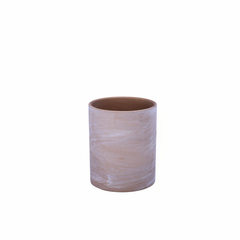 Tarni White Wash Terracotta Ceramic Pot