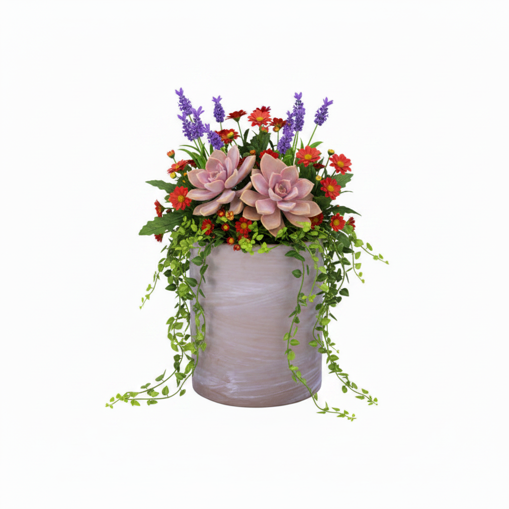 Tarni White Wash Terracotta Ceramic Pot