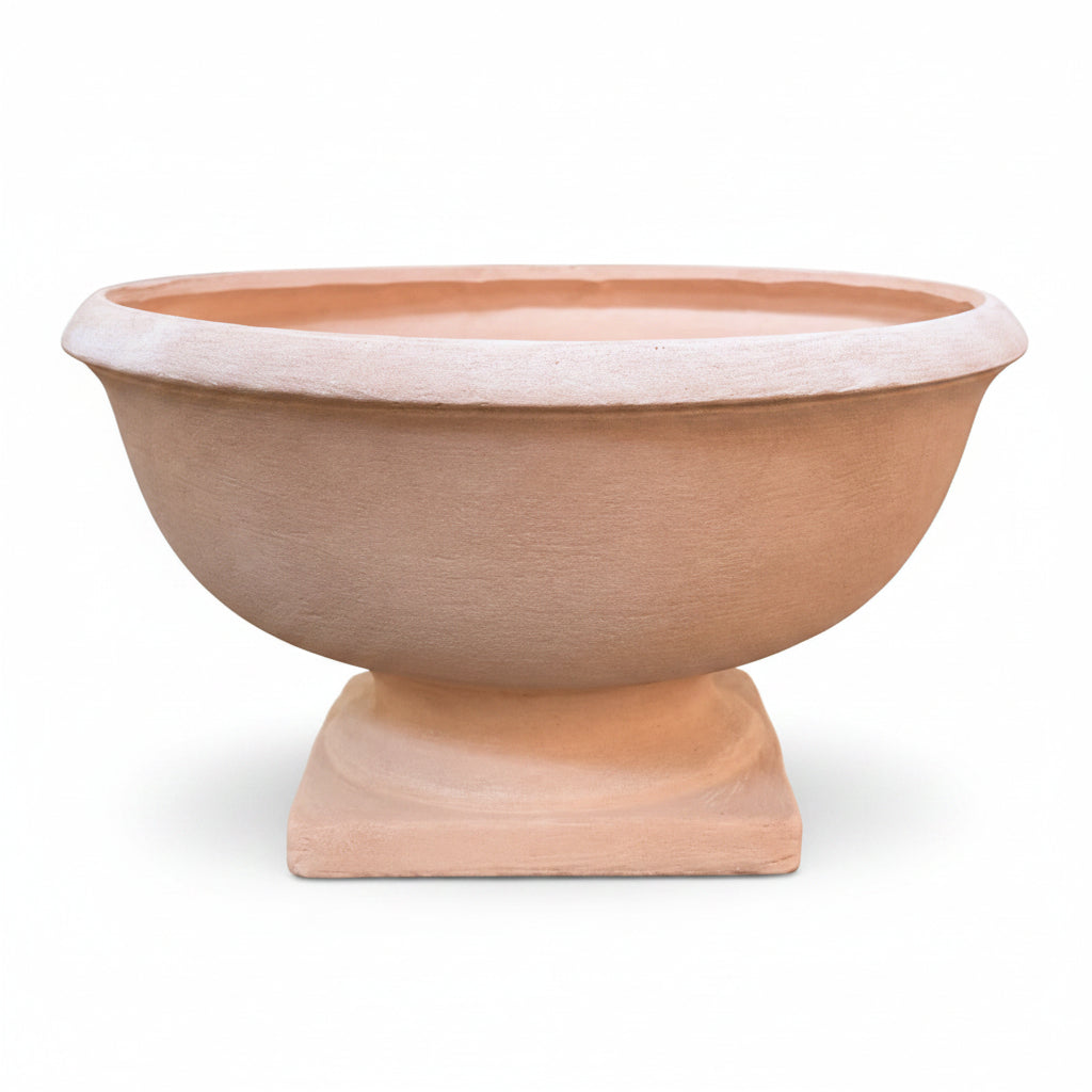 Galen Sand Finish Terracotta Urn Planter