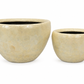 Raya Capri Shell Round Planter Set (Set of 2)