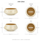 Melia Shell Mosaic Bowl Planter Set (Set of 2)