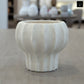 Darie Fluted Urn-Style Clay Planter