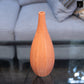 Kiki Ceramic Slim Round Bottle Vase with Embossed Column Design Body