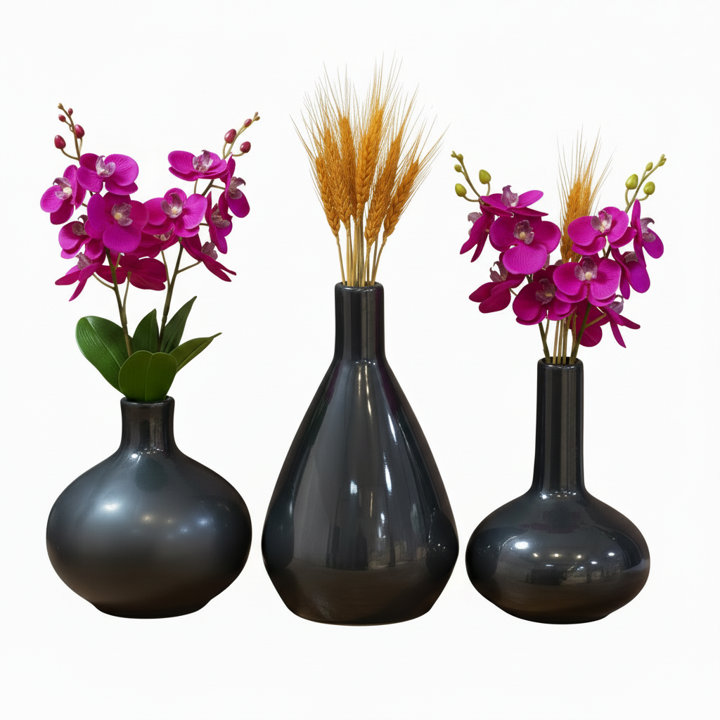 Yanna Ceramic Vase Set (Set of 3)