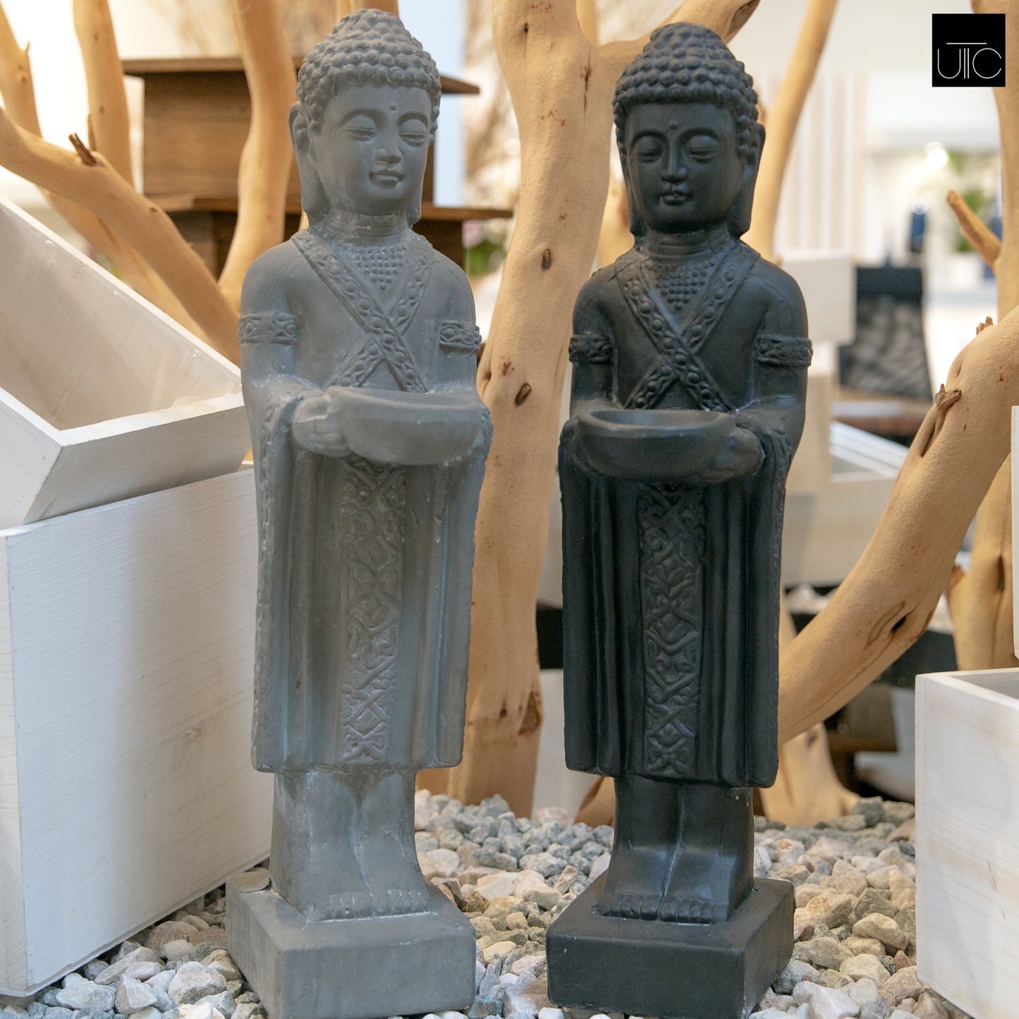 Tenzin Standing Buddha Terracotta Figurine