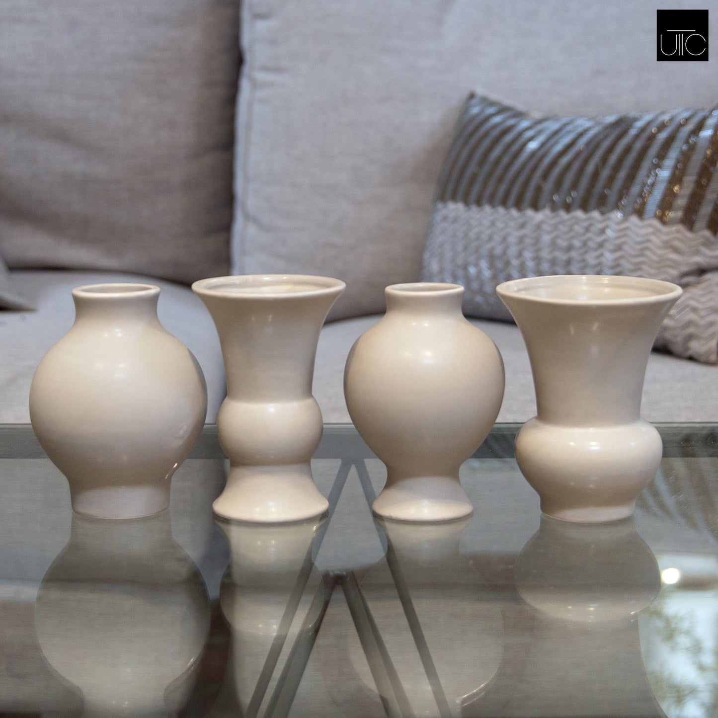 Novara Bellied Vase Quartet