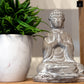 Eliana Cement Meditating Buddha Figurine with Candle Holder