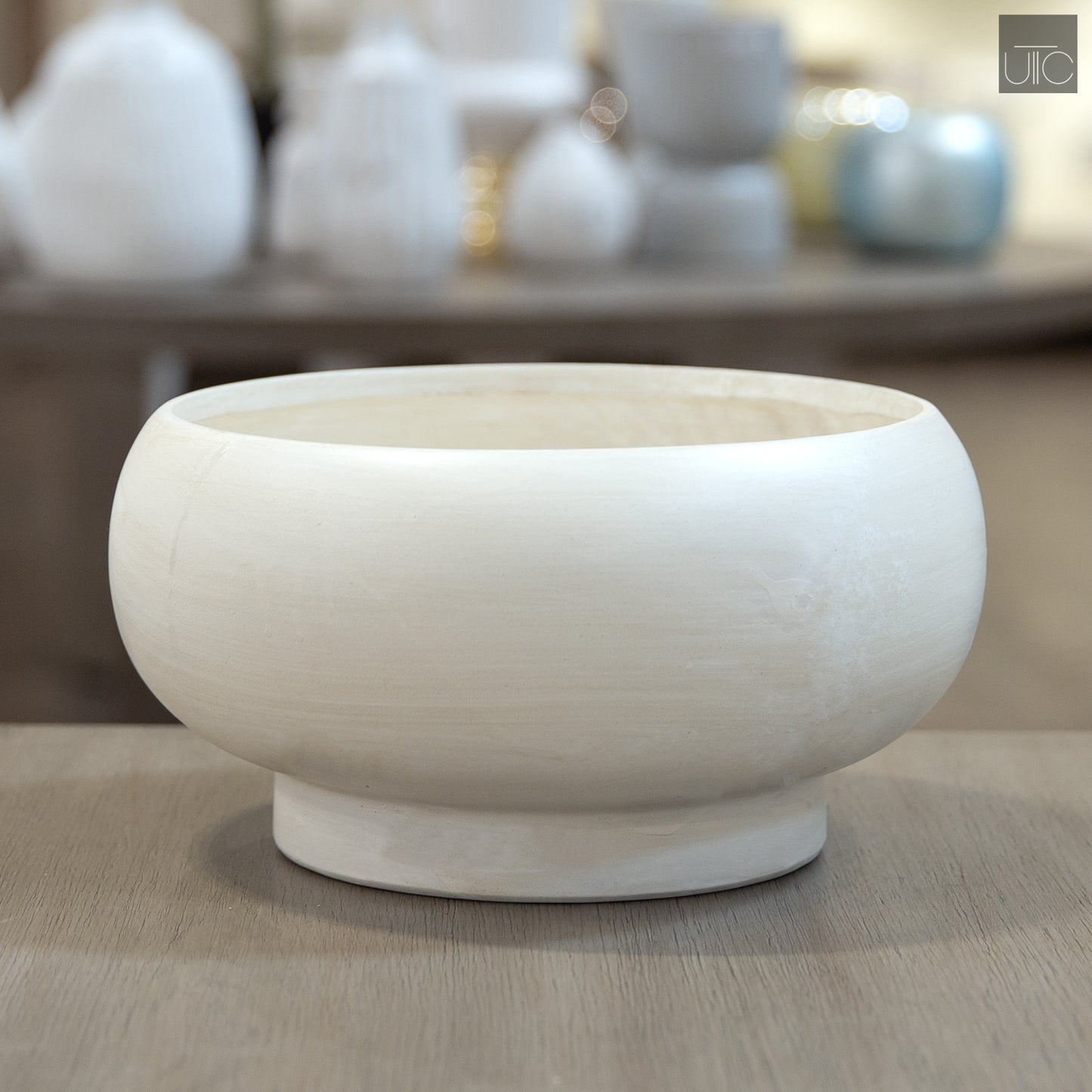 Raz Mushroom Compote Terracotta Planter