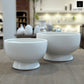 Alla Pedestal Ceramic Bowl (Set of 2)