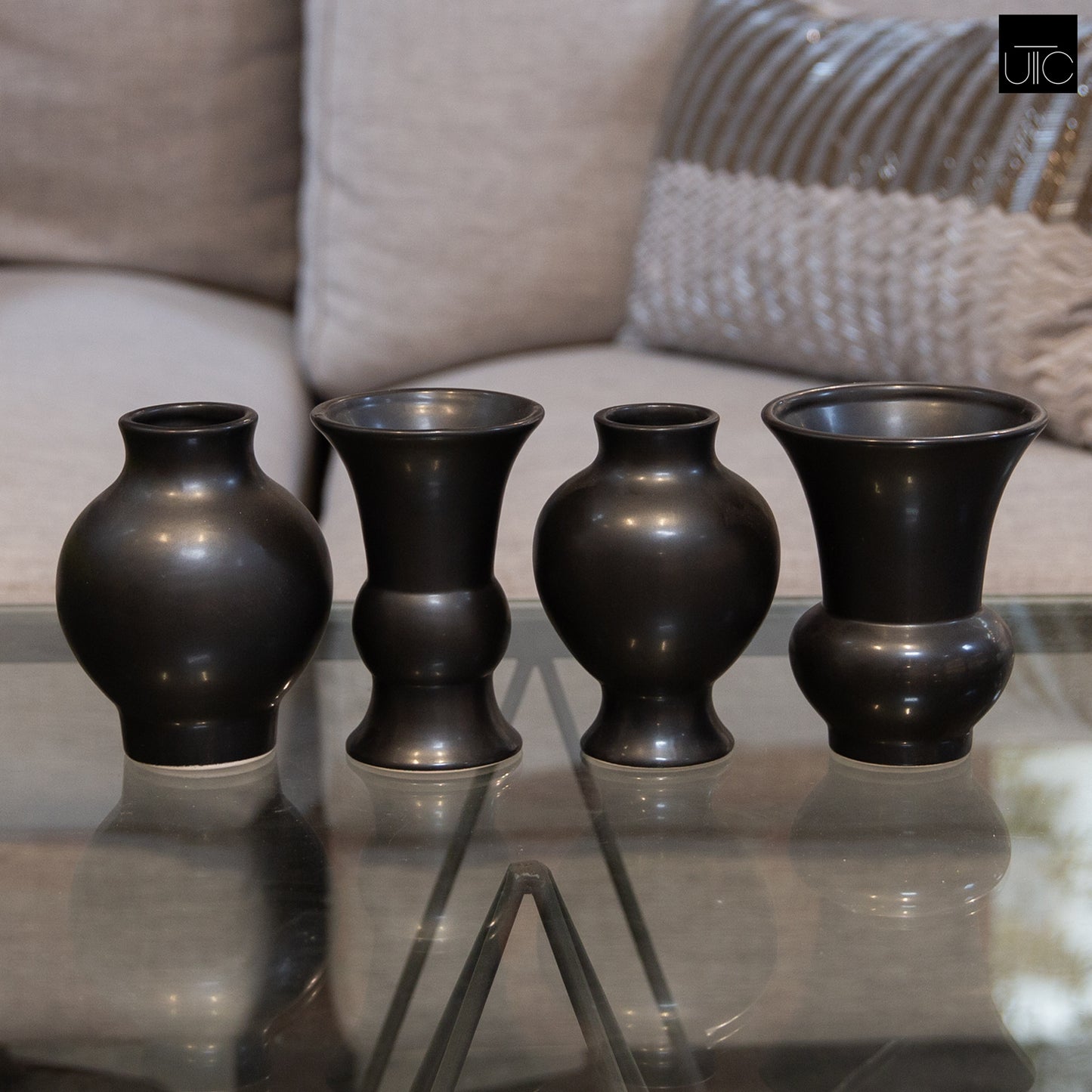 Novara Bellied Vase Quartet