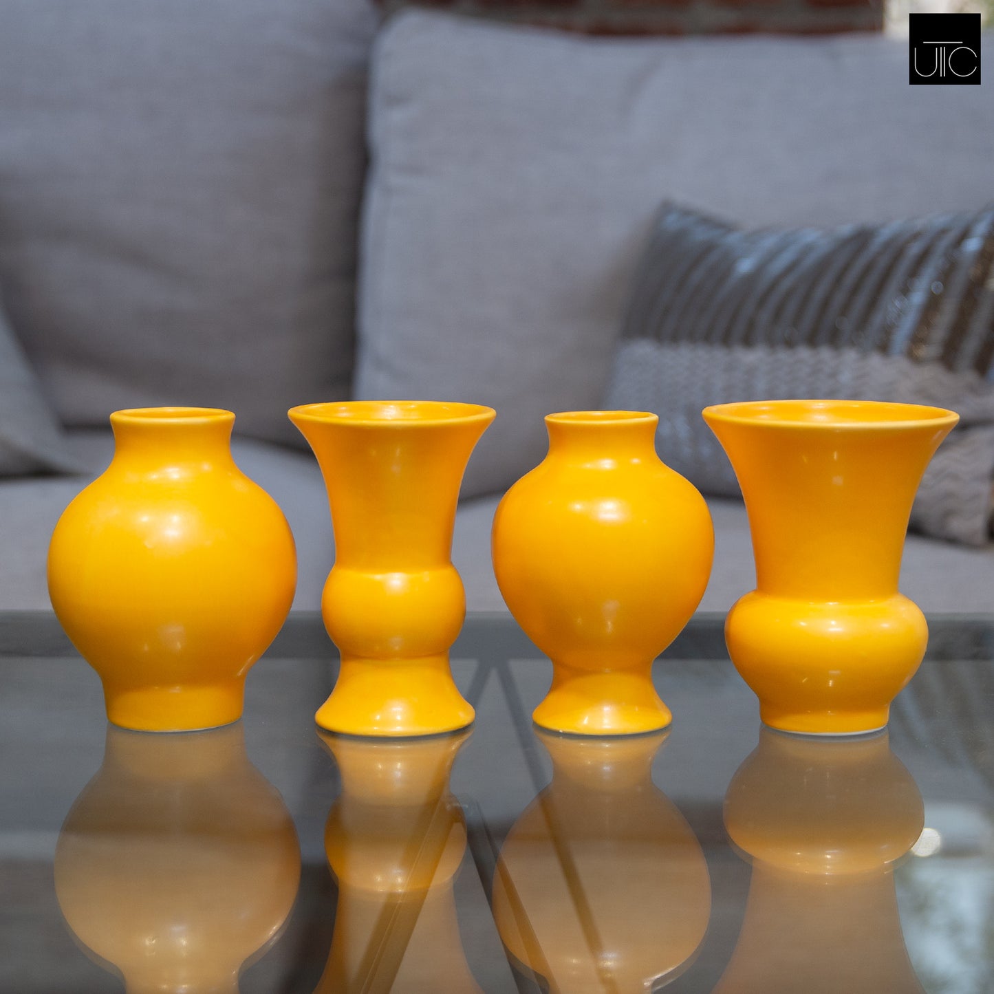 Novara Bellied Vase Quartet