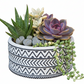 Mara Ceramic Wide Round Tribal Pot