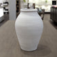 Larisa Ovoid Pebble-Textured Ceramic Vase