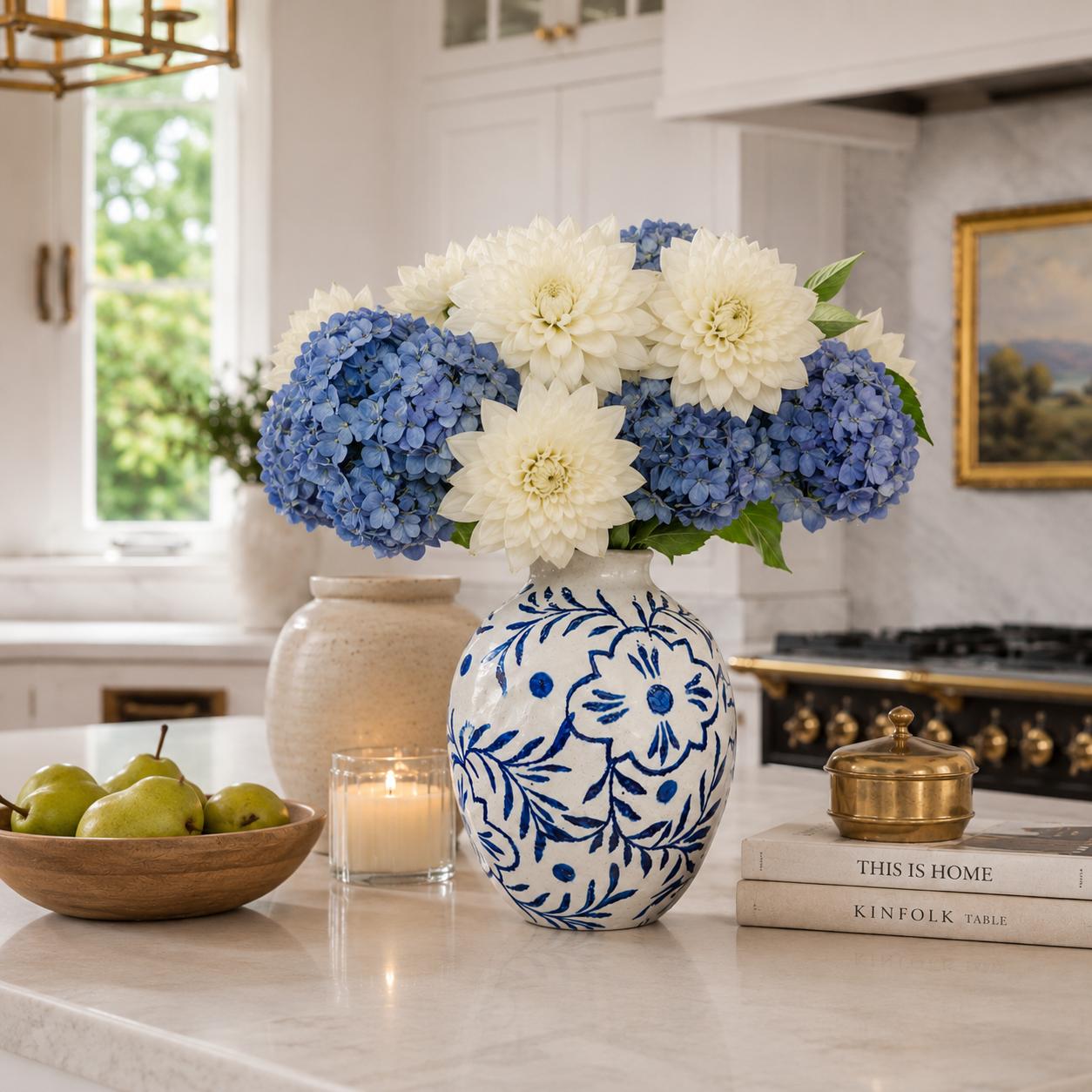 Sheen Chinoiserie Organic Ceramic Bud Vase