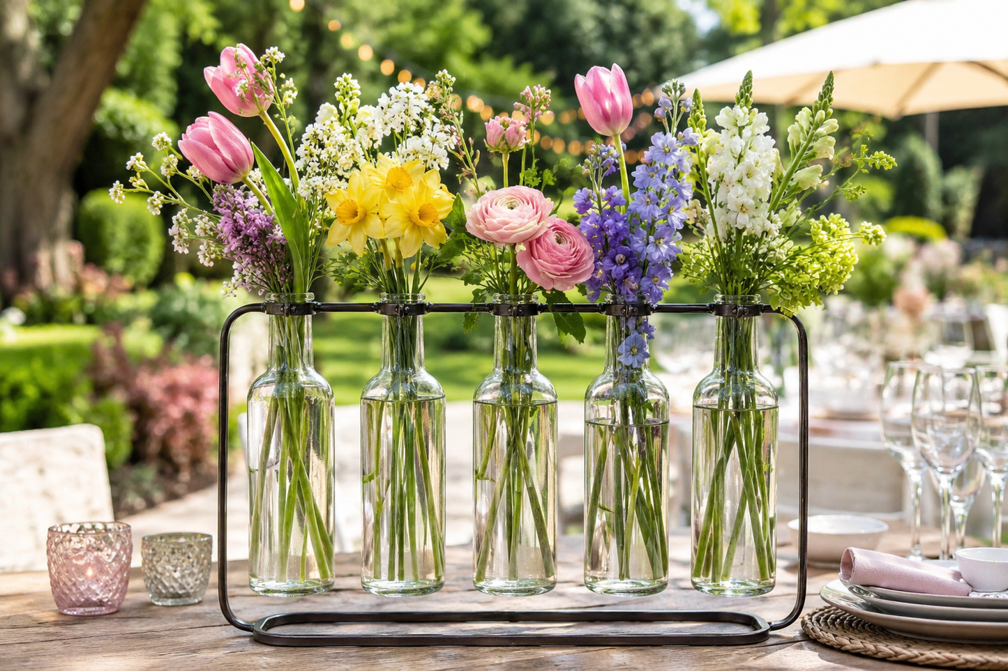 Harlen Hanging Bud Vase Cluster