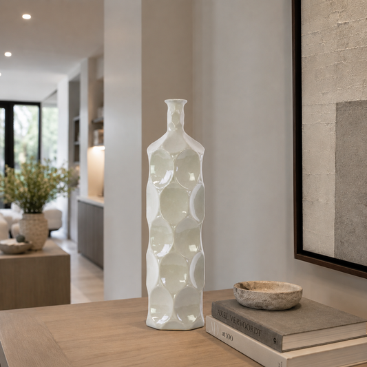 Dotty Ceramic Bottle Vases
