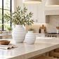 Inès Layered Textured Ceramic Vase
