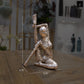 Xiomara Polyresin Yoga Lady Antique