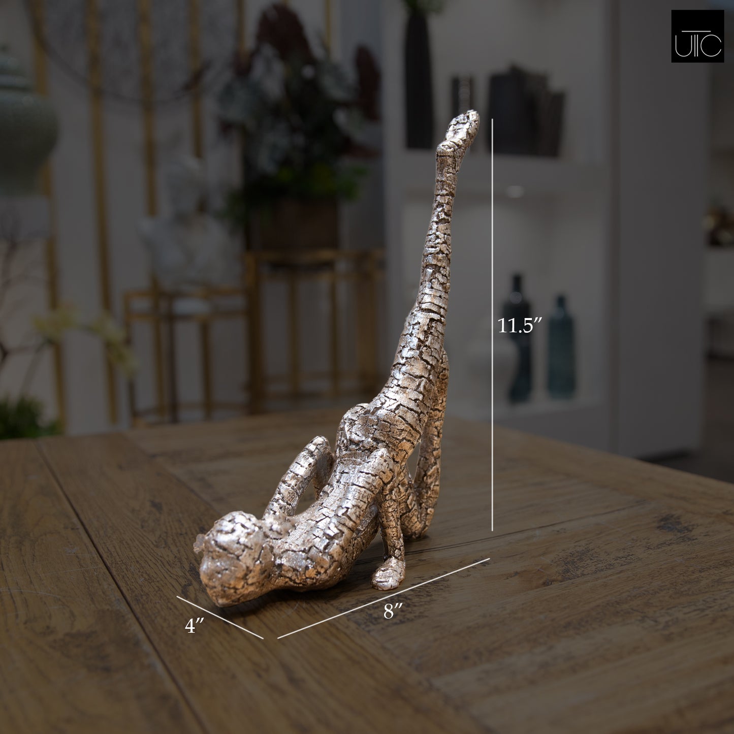 Liesel Polyresin Yoga Lady Sculpture