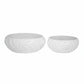 Zeinab Embossed Oval Planter Set (Set of 2)