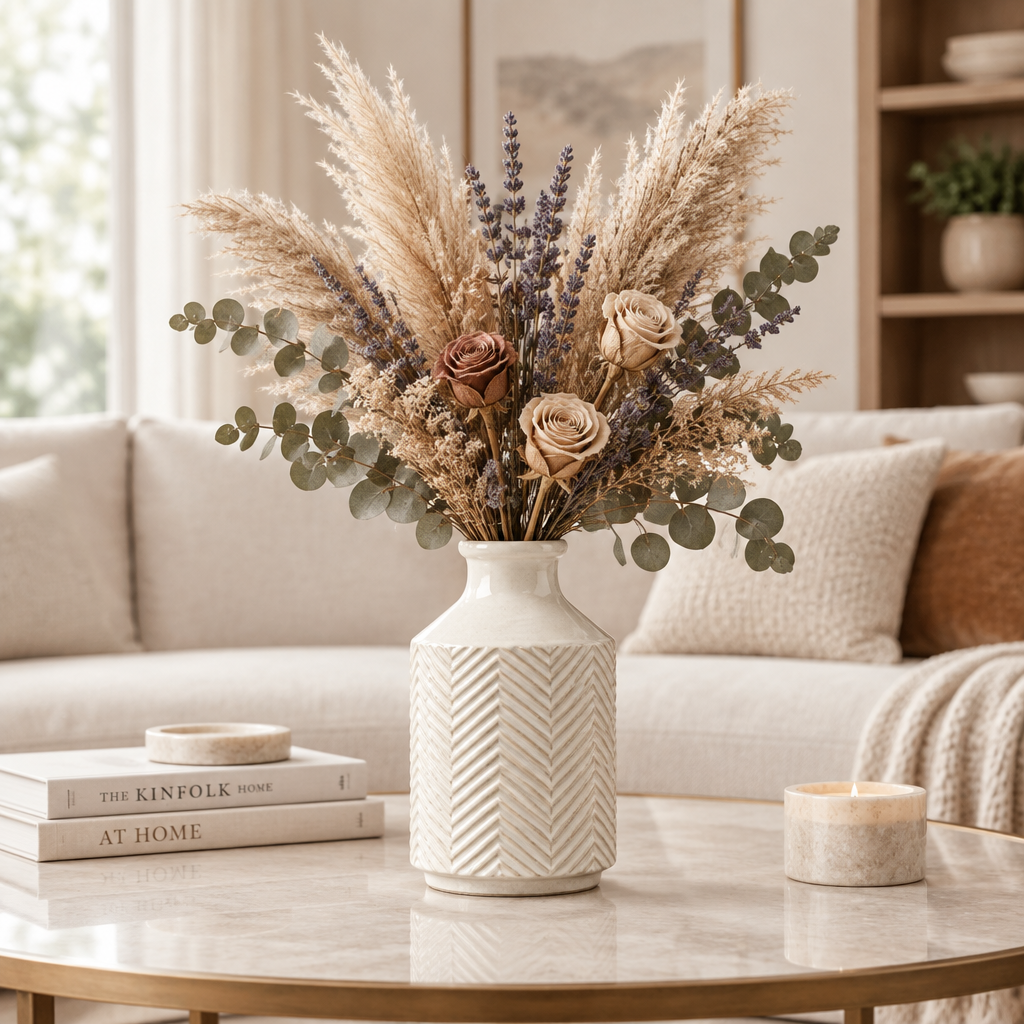 Vera Chevron Ceramic Vase