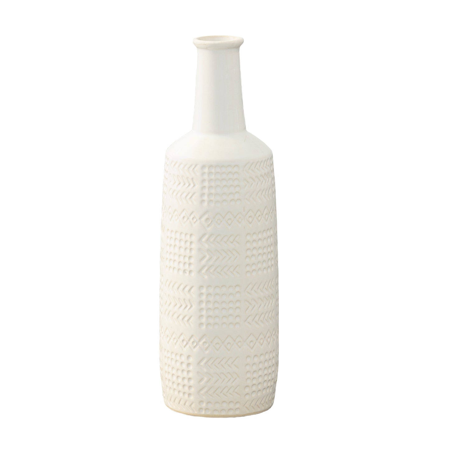 Zarien Layered Tribal Ceramic Vase