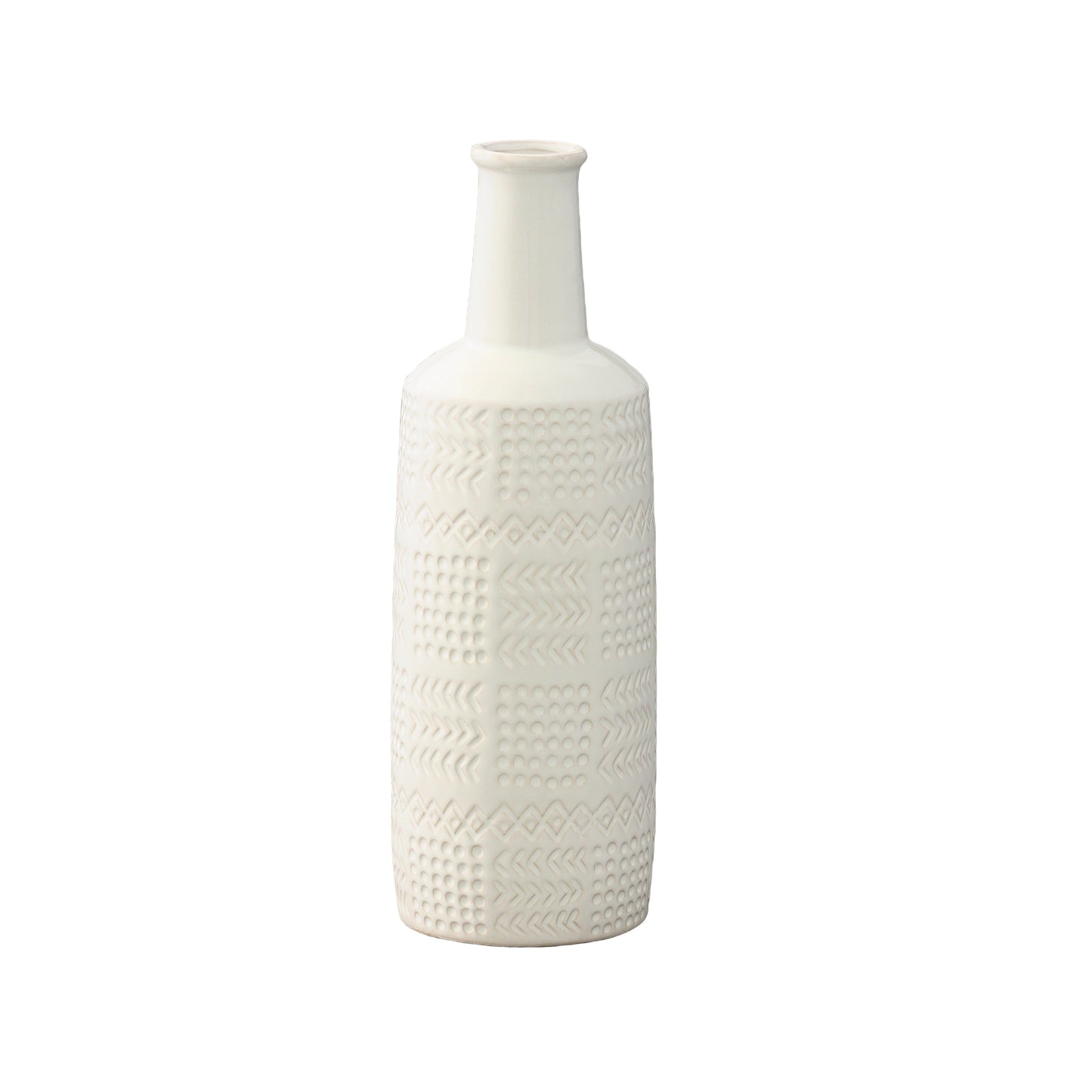 Zarien Layered Tribal Ceramic Vase