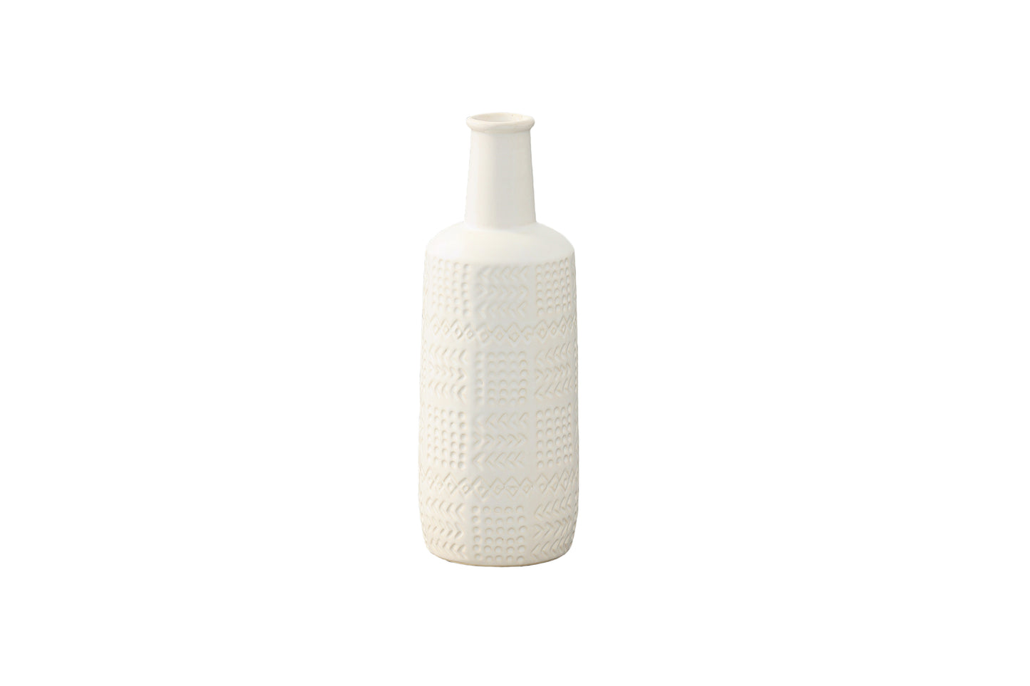 Zarien Layered Tribal Ceramic Vase