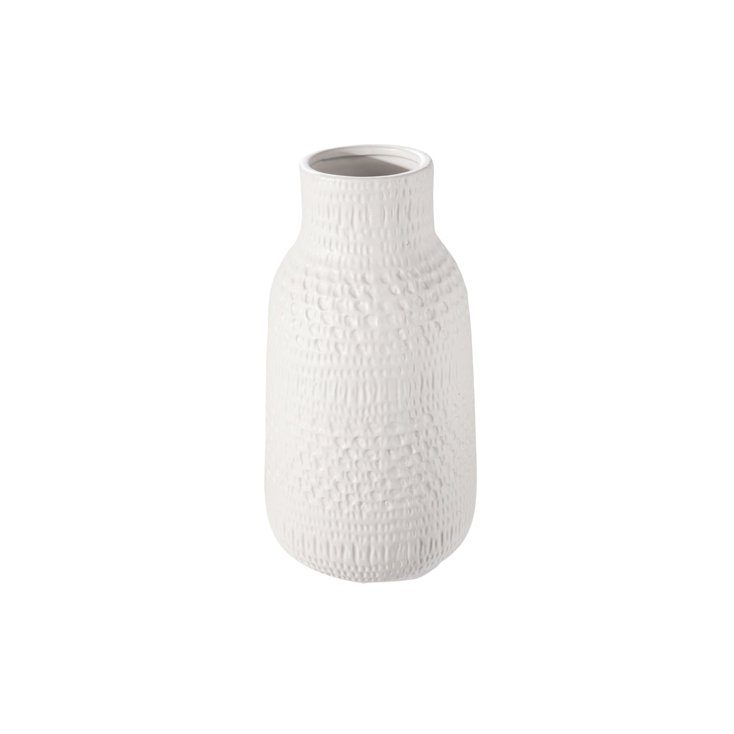 Nyla Ceramic Debossed Tribal Vase