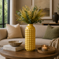 Nessa Round Bubbled Ceramic Vase