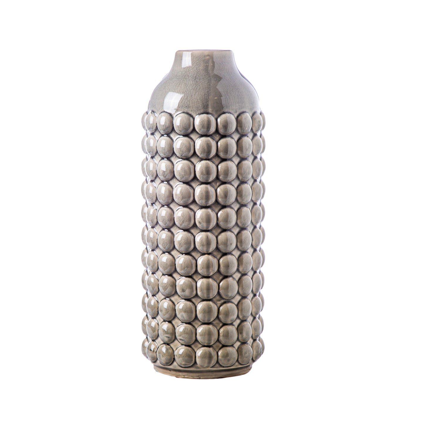 Nessa Round Bubbled Ceramic Vase