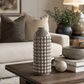 Nessa Round Bubbled Ceramic Vase