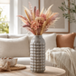 Nessa Round Bubbled Ceramic Vase