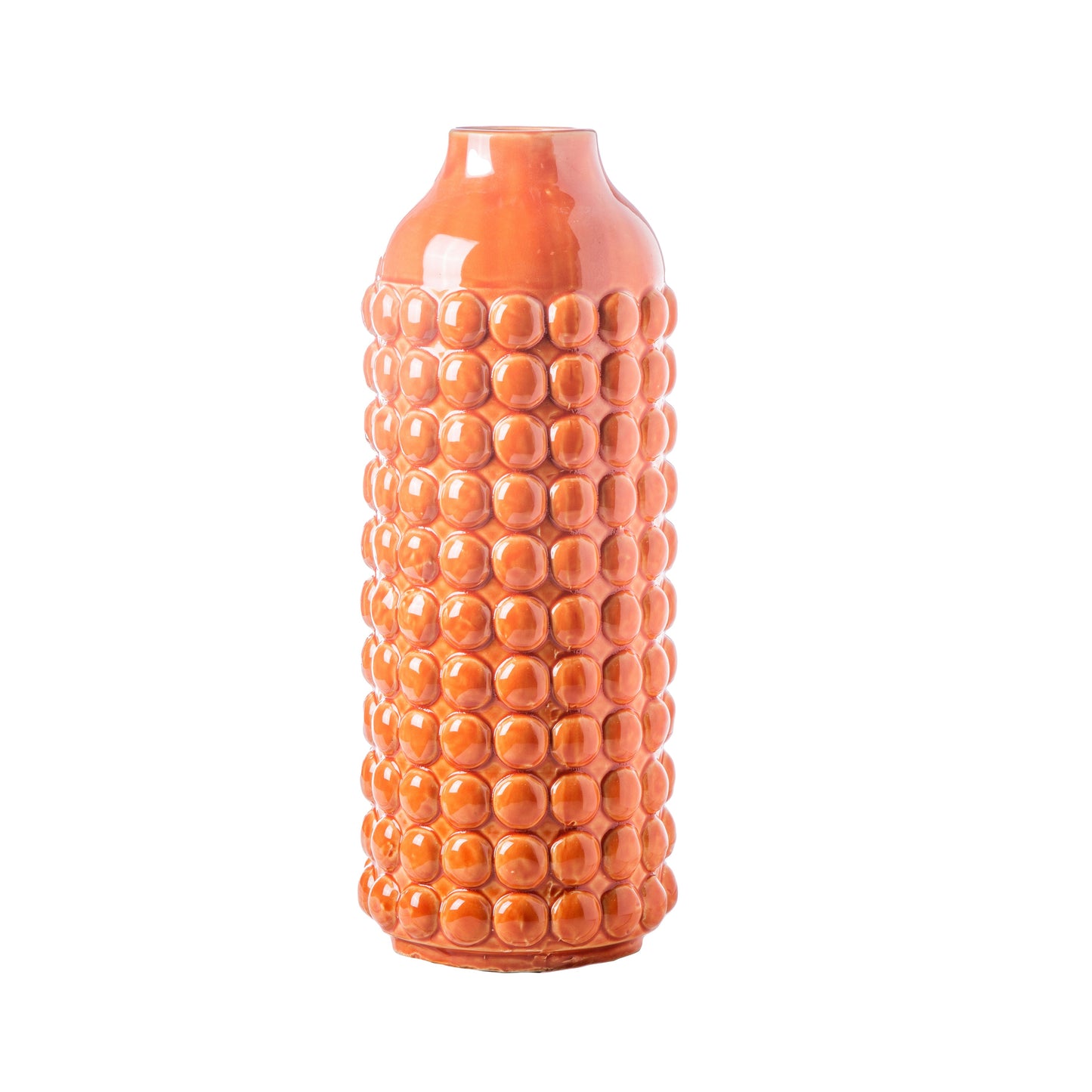 Nessa Round Bubbled Ceramic Vase