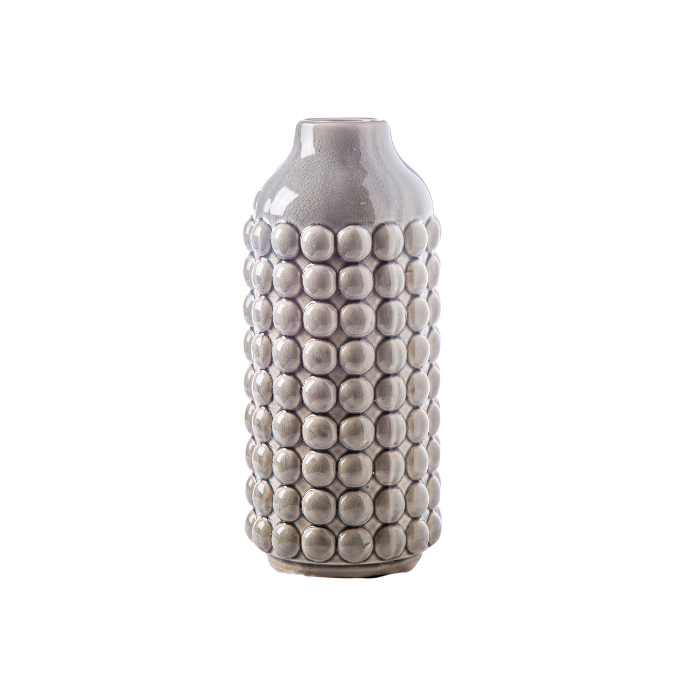 Nessa Round Bubbled Ceramic Vase