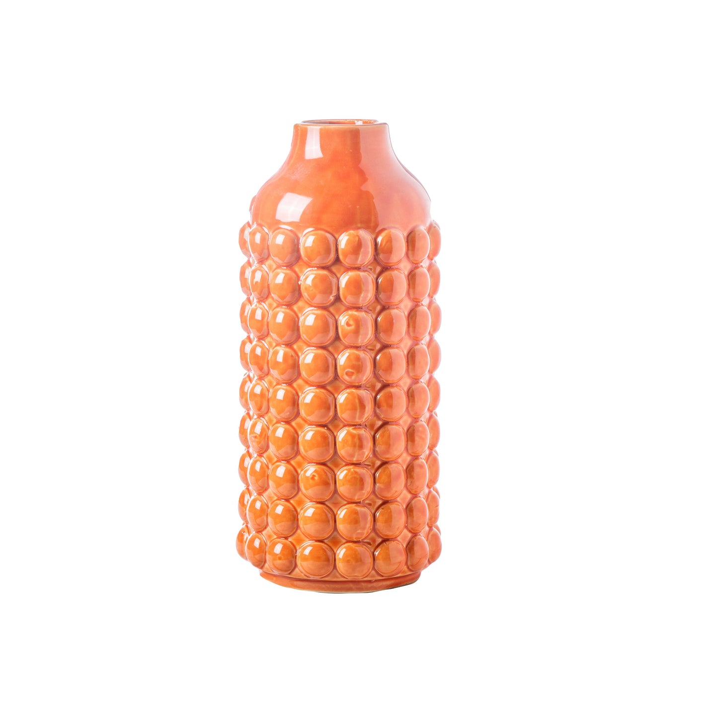 Nessa Round Bubbled Ceramic Vase