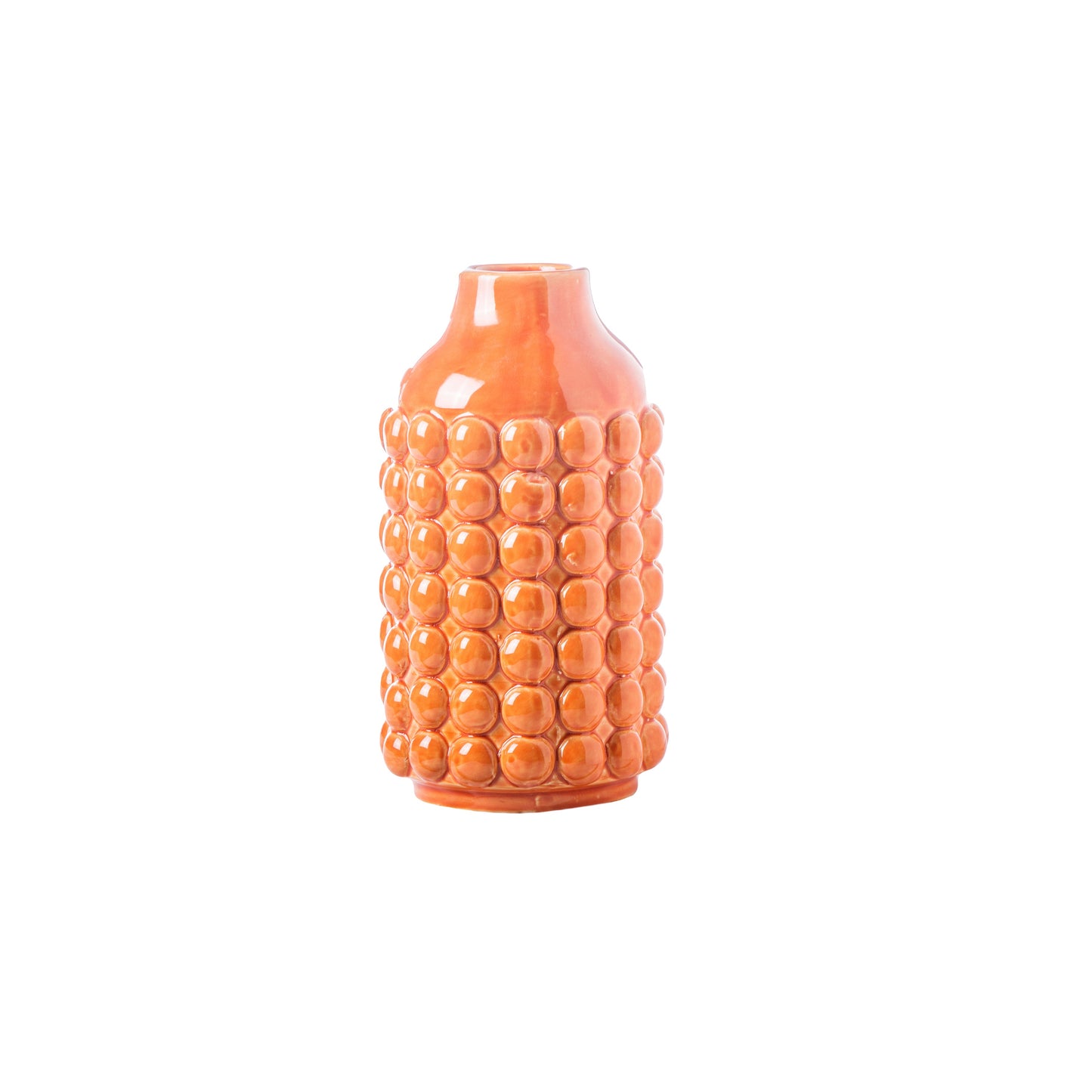 Nessa Round Bubbled Ceramic Vase