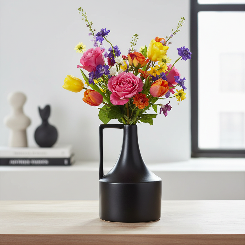 Ara Ceramic Decorative Trumpet Vase
