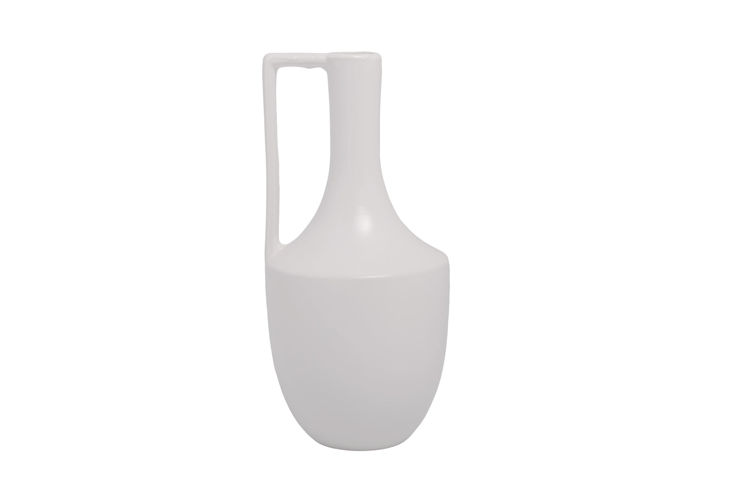 Ceramic Round Bottle Vase Matte Finish-14.00"H