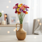 Leona Ceramic Round Bottle Vase