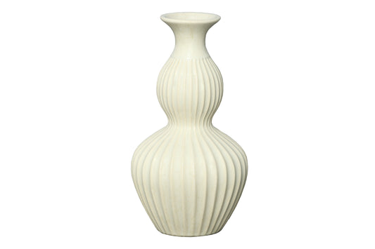 Ceramic Vase Gloss Finish White